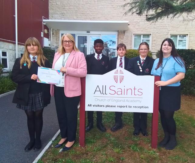 All Saints Church of England Academy earned Attendance Award