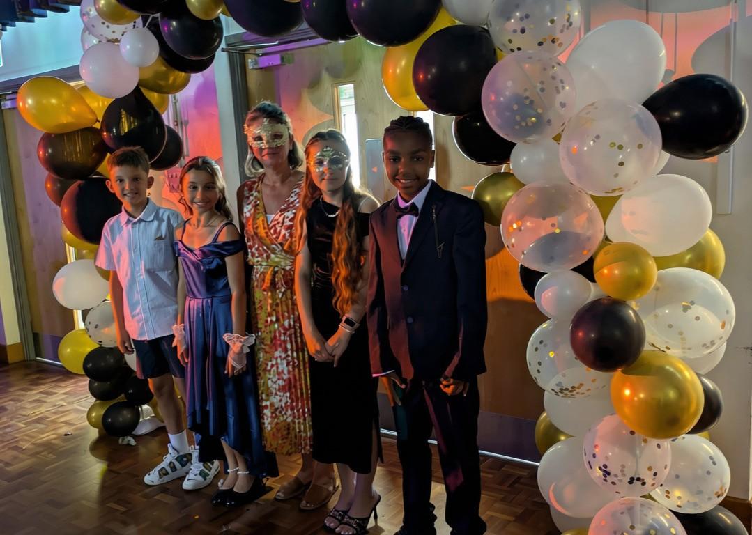 King's Park Academy Year 6 leavers organised masquerade ball